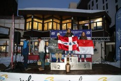 Scratch dame Championnat de France de Ski FSGT 2020 : Clémence Besançon 2ème, Camille Sassi 3ème