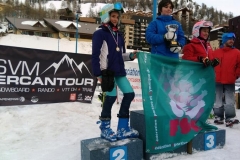 Clémence Besançon 3ème en catégorie Ski Espoir