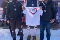 Vice-Champion de France  snowboard FSGT inox à Isola 2000 (06) - 2024